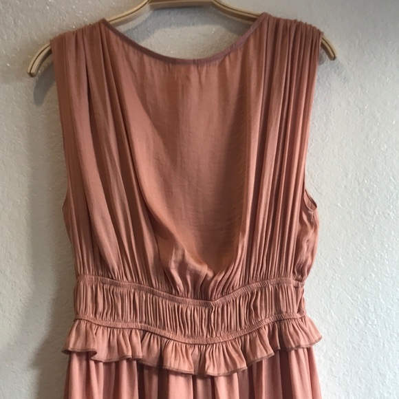 H&M sleeveless blush size 8 dress - Picture 4 of 5